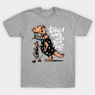 Take a walk with your pet T-Shirt